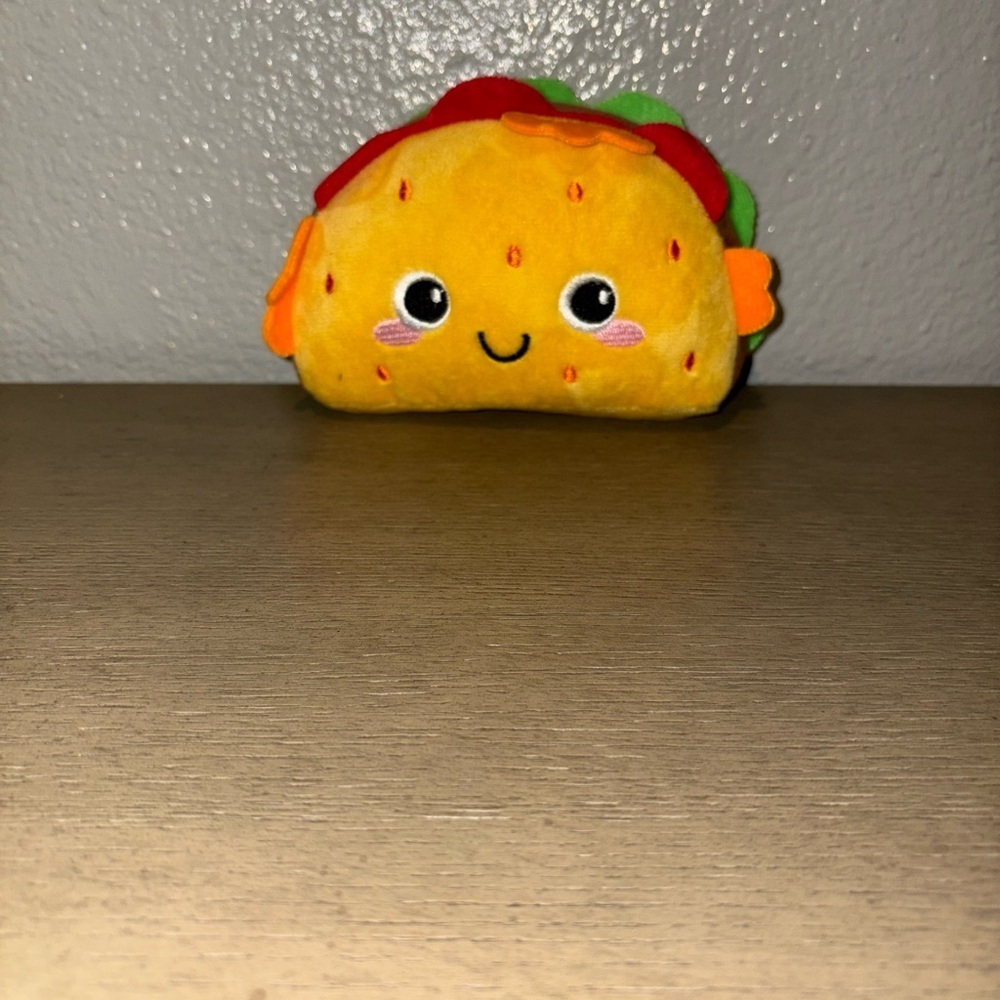 Plush Taco Toy - Yellow and Green